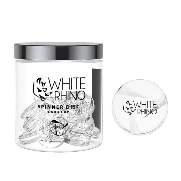 WHITE RHINO SPINNER DISC CARB CAPS - 15CT