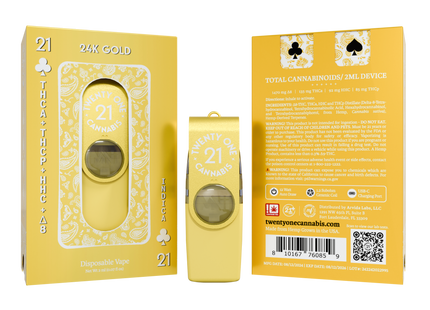 21 2ML DISP 24K GOLD 6PK
