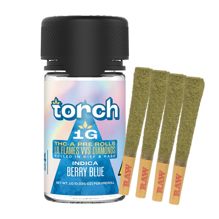TORCH THC-A 1G PREROL BERY BLUE