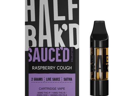 HALF BAK'D LIVE RESIN THC-P 2G CARTRIDGES 5 PACK
