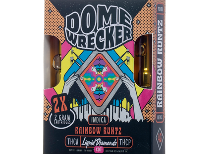 DOME WRECKER 2x2G LIQUID DIAMOND CATRIDGE 5PACK