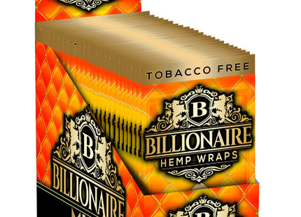 BILLIONAIRE 2PK HEMP WRAPS  25COUNT