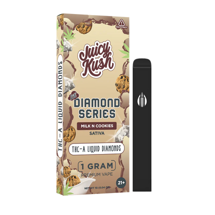 JUICY KUSH DIAMOND SERIES 1G DISPOSABLE MILK N COOKIES(S) 5PACK