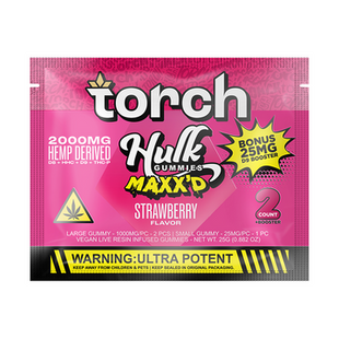 TORCH HULK MAXX'D 2000MG GUMMIES 20PACKS