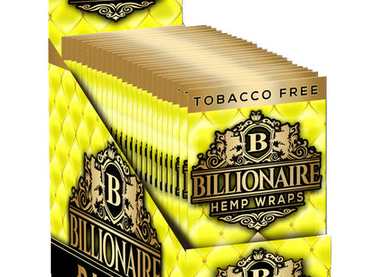 BILLIONAIRE 2PK HEMP WRAPS  25COUNT