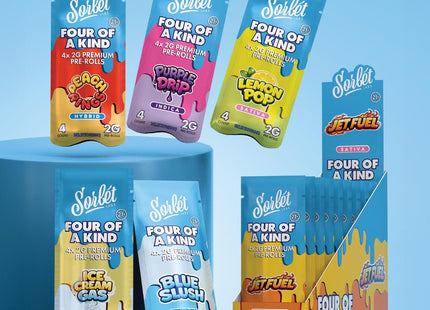 SORBET FOUR OF A KIND 2G PRE-ROLLS  10PACKS