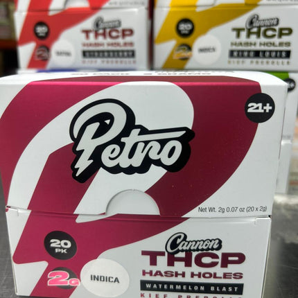 PETRO THC-P 2G HASH HOLE PRE-ROLL WATERMELON BLAST 20COUNT