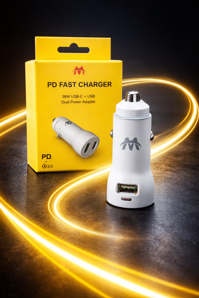 MI PD CAR CHARGER USB-C + USB