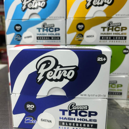 PETRO THC-P 2G HASH HOLE PRE-ROLL BLUEBERRY 20COUNT