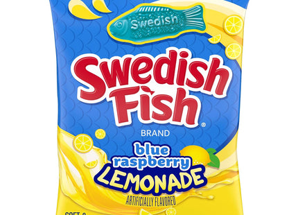 SWEDISH FISH 8.4oZ PACK CHEWY CANDY BLUE RASPBERRY LEMONADE 1COUNT