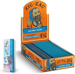 ZIG-ZAG ULTRA THIN BLUE 1 1/4