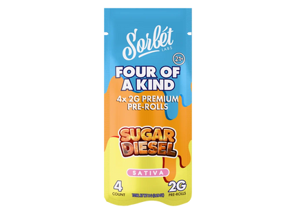 SORBET FOUR OF A KIND 2G PRE-ROLLS  10PACKS