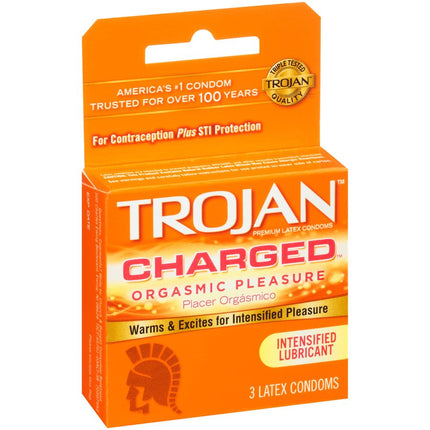 TROJAN CHARGED 6 - 3 PK