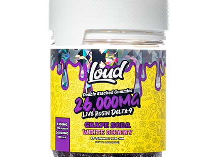 LOUD 1300MG DOUBLE STUFFED GUMMIES 20CT  6JARS