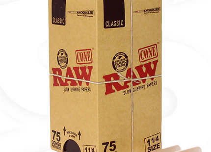 RAW CLASSIC 1 1/4 SIZE CONE 75 COUNT