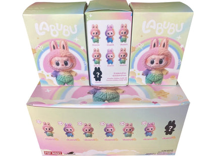LABUBU DOLL RAINBOW COLOR 6PK