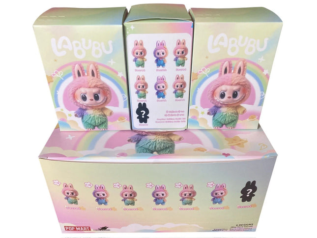 LABUBU DOLL RAINBOW COLOR 6PK