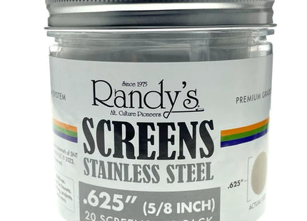 RANDY'S SILVER SCREEN JARS 0.625" 20CT