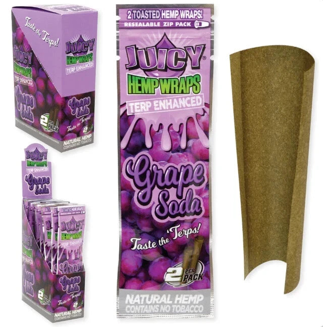 JUICY WRAPS-GRAPESODA-25CT-2PK