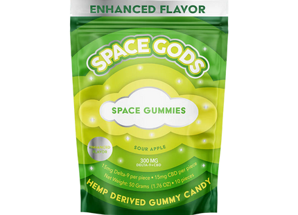 SPACE GODS SPACE GUMMIES 300MG 10 PACK