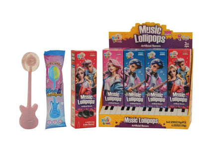 MUSIC LOLLIPOPS ASSORTED 8 COUNT