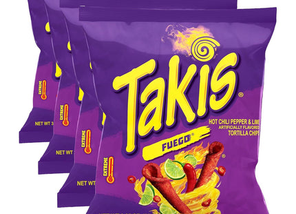 TAKIS 3.25oZ TORTILLA CHIPS FUEGO 1PACK