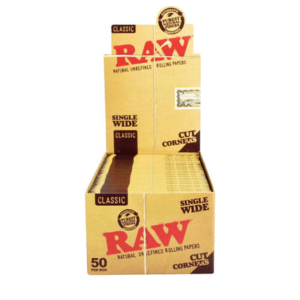 RAW CLASIC SINGLE WIDE CUT 50PK