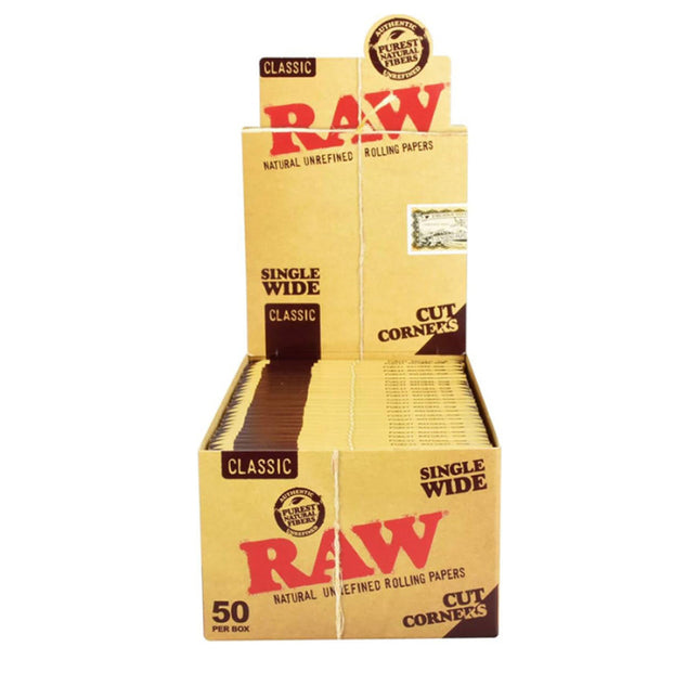 RAW CLASIC SINGLE WIDE CUT 50PK