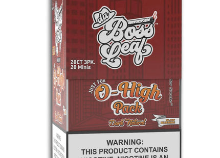 BOSS LEAF 20CT-3PK (71% EXCISE TAX PAID)