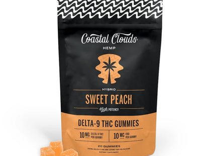 COASTAL CLOUDS D9 10MG 20PK GUMMIES 5PACK