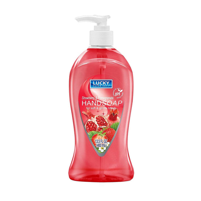 LUCKY HAND SOAP STRAWBERRY & POMEGRANATE 13.5oZ 1COUNT