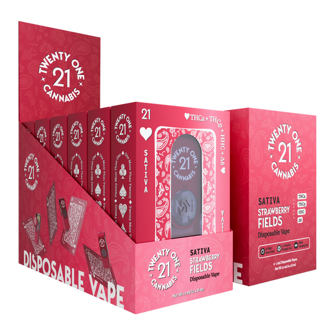 21 2ML DISP STRAWBRY FIELDS 6PK