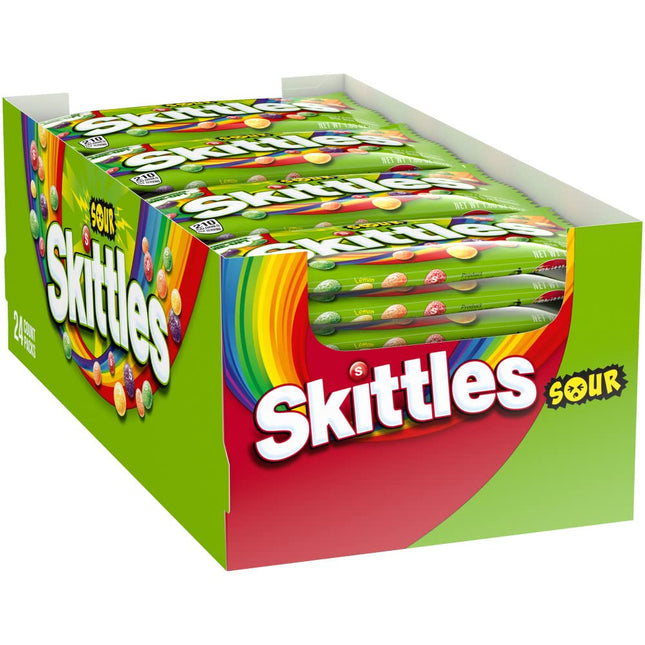 SKITTLES 1.8oZ CANDY SOUR FLAVOR 24PACKS