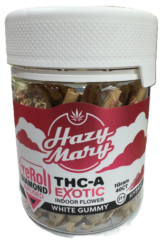 HAZY MARY 1G PR WHITE GUMY 40CT