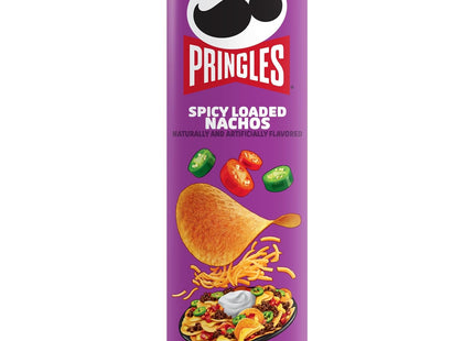 PRINGLES 5.5oz CHIPS SPICY LOADED NACHOS 1COUNT