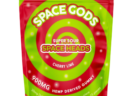 SPACEGODS SUPER SOUR SPACE HEADS 900MG 5PACK