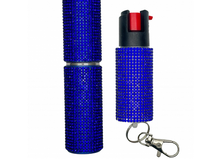 CHEETAH STONES PEPPER SPRAY & STUN GUN - BLUE