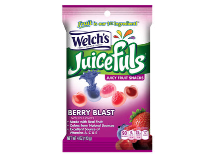 WELCH'S JUICEFULS 4oZ FRUIT SNACKS BERRY BLAST 1COUNT