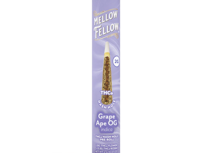 MELLOW FELLOW 2G THC-A ROSIN HASH HOLE PRE-ROLL 12COUNT
