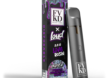 FVKD x LOUD 2.5G LIVE ROSIN DISPOSABLE 5PACK