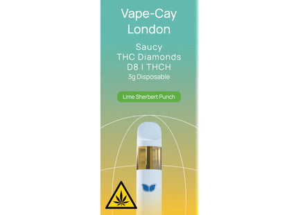URB SAUCY THC DIAMONDS 3ML DISPOSABLE  6PACK