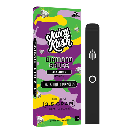 JUICY KUSH LIQUID DIAMONDS 2.5G DISPOSABLE JEALOUSY(H) 5PACK
