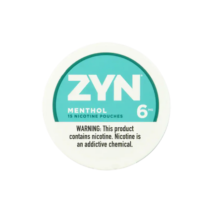 ZYN NICOTINE 6 MG - MENTHOL