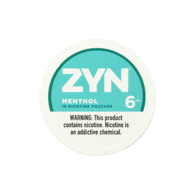 ZYN NICOTINE 6 MG - MENTHOL