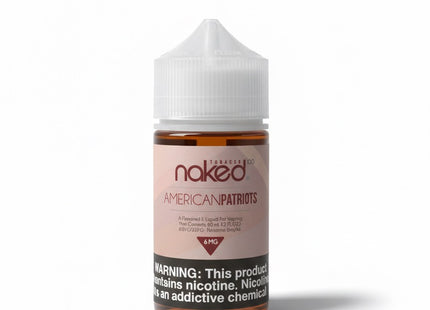 NAKED 6MG E-LIQUID AMERICANPATRIOTS 60ML