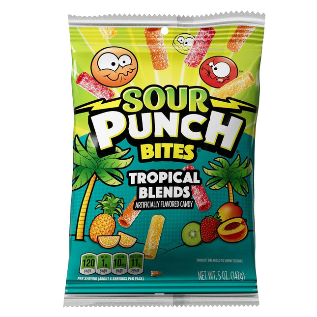 SOUR PUNCH 5oZ BITES TROPICAL BLENDS 1COUNT