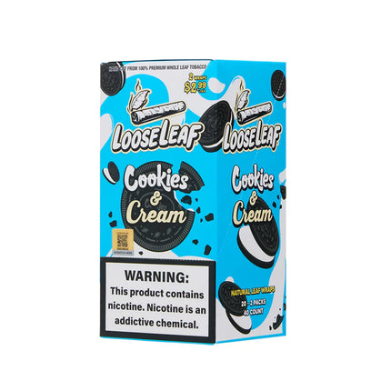 LOOSELEAF COOKIES &CREAM 2.99EA