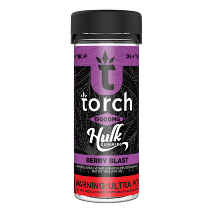 TORCH HULK GUMY 20P BERRY BLAST