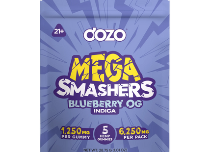 DOZO MEGA SMASHERS GUMMIES 10PACKS