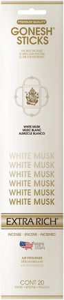 GONESH INCENSE WHITE MUSK